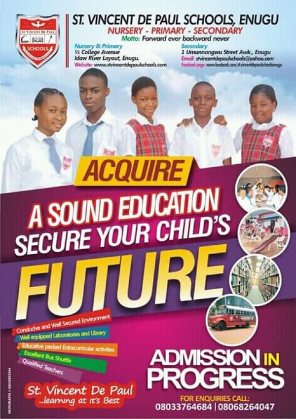 Admission into JSS1 and SS1